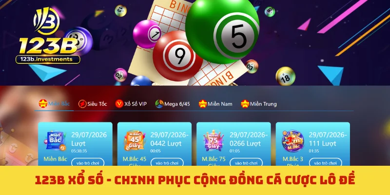123B Xổ Số - Chinh Phục Cộng Đồng Đam Mê Cá Cược Lô Đề