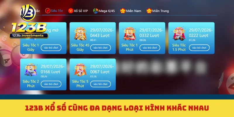 123B xổ số cùng đa dạng loại hình khác nhau 123B xổ số cùng đa dạng loại hình khác nhau